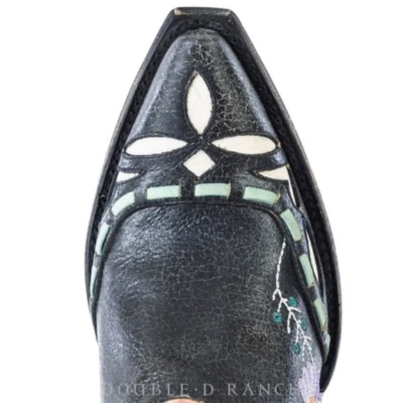 ‼️SOLD‼️DOUBLE D RANCH LILLIE WEST COWGIRL  BOOT SIZE 9.5 - Picture 5 of 6